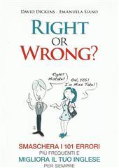 Libro "Right or Wrong?" di Emanuela  Siano